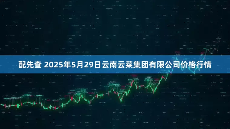 配先查 2025年5月29日云南云菜集团有限公司价格行情